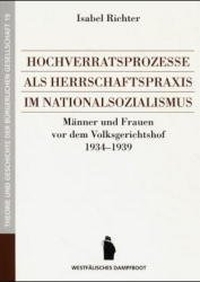 Cover: Hochverratsprozesse als Herrschaftspraxis im Nationalsozialismus
