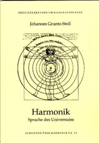 Buchcover: Johannes Gruntz-Stoll. Harmonik - Sprache des Universums - Überlieferung und Überwindung pythagoräischer Harmonik. Kreis der Freunde um Hans Kayser, Bern, 2000.