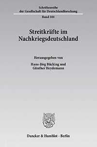 Cover: Streitkräfte in Nachkriegsdeutschland