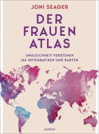 Buchcover: Joni Seager. Der Frauenatlas - Ungleichheit verstehen: 164 Infografiken und Karten. Carl Hanser Verlag, München, 2020.