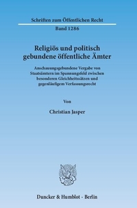 Cover: Religiös und politisch gebundene öffentliche Ämter