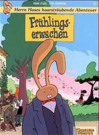 Buchcover: Lewis Trondheim. Herrn Hases haarsträubende Abenteuer, Band 6 - Frühlingserwachen. Carlsen Verlag, Hamburg, 2001.