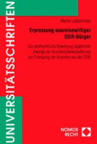 Cover: Erpressung ausreisewilliger DDR-Bürger
