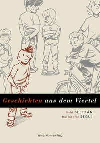 Buchcover: Gabi Beltrán. Geschichten aus dem Viertel. Avant Verlag, Berlin, 2013.
