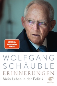 Buchcover: Wolfgang Schäuble. Erinnerungen - Mein Leben in der Politik. Klett-Cotta Verlag, Stuttgart, 2024.