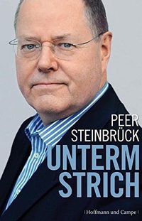 Buchcover: Peer Steinbrück. Unterm Strich. Hoffmann und Campe Verlag, Hamburg, 2010.