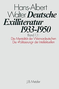 Cover: Deutsche Exilliteratur 1933-1950