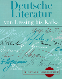 Buchcover: Deutsche Literatur von Lessing bis Kafka - Basisbibliothek. Directmedia Publishing, Berlin, 2001.