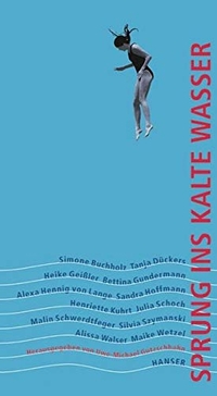 Buchcover: Uwe-Michael Gutzschhahn (Hg.). Sprung ins kalte Wasser - (Ab 12 Jahre). Carl Hanser Verlag, München, 2004.