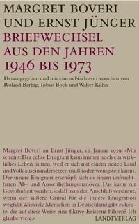 Cover: Margret Boveri und Ernst Jünger: Briefwechsel aus den Jahren 1946 bis 1973