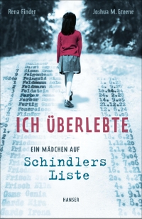 Cover: Rena Finder / Joshua M. Greene. Ich überlebte - Ein Mädchen auf Schindlers Liste (Ab 13 Jahre). Carl Hanser Verlag, München, 2022.