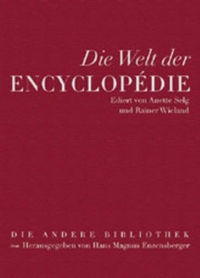 Buchcover: Die Welt der Encyclopedie. Eichborn Verlag, Köln, 2001.