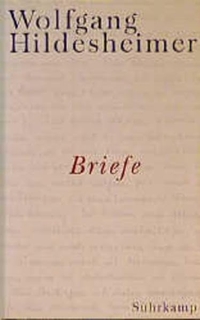 Cover: Wolfgang Hildesheimer: Briefe