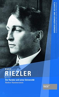 Cover: Kurt Riezler