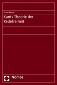 Cover: Kants Theorie der Redefreiheit