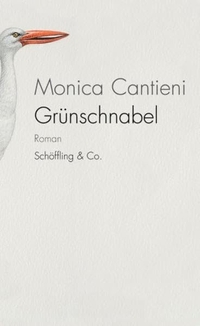Buchcover: Monica Cantieni. Grünschnabel - Roman. Schöffling und Co. Verlag, Frankfurt am Main, 2011.