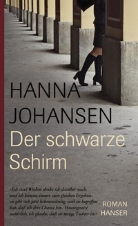 Buchcover: Hanna Johansen. Der schwarze Schirm - Roman. Carl Hanser Verlag, München, 2007.