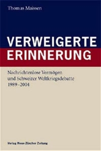 Cover: Verweigerte Erinnerung