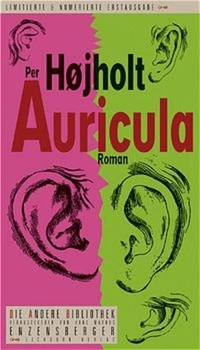 Buchcover: Per Hoejholt. Auricula - Roman. Eichborn Verlag, Köln, 2004.