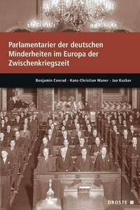 Cover: Parlamentarier der deutschen Minderheiten im Europa der Zwischenkriegszeit