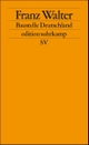 Cover: Franz Walter. Baustelle Deutschland - Politik ohne Lagerbindung. Suhrkamp Verlag, Berlin, 2008.