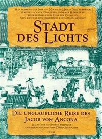 Buchcover: Jacob von Ancona. Stadt des Lichts. Lübbe Verlagsgruppe, Köln, 1998.