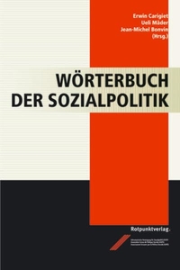Buchcover: Wörterbuch der Sozialpolitik. Rotpunktverlag, Zürich, 2003.