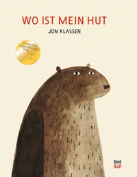 Buchcover: Jon Klassen. Wo ist mein Hut? - Ab 4 Jahren. NordSüd Verlag, Zürich, 2012.