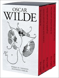 Buchcover: Oscar Wilde. Oscar Wilde. Werke in fünf Bänden - Zürcher Ausgabe. Haffmans Verlag, München, 2000.