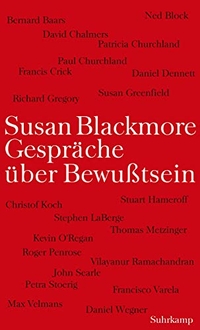 Buchcover: Susan Blackmore. Gespräche über Bewusstsein. Suhrkamp Verlag, Berlin, 2007.