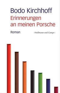 Buchcover: Bodo Kirchhoff. Erinnerungen an meinen Porsche - Roman. Hoffmann und Campe Verlag, Hamburg, 2009.