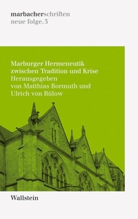 Cover: Marburger Hermeneutik