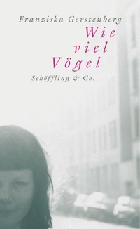 Buchcover: Franziska Gerstenberg. Wie viel Vögel - Erzählungen. Schöffling und Co. Verlag, Frankfurt am Main, 2004.