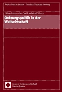 Buchcover: Ordnungspolitik in der Weltwirtschaft. Nomos Verlag, Baden-Baden, 2001.