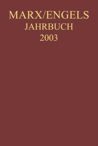 Cover: Marx-Engels-Jahrbuch 2003, 2 Bände