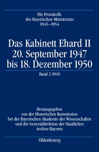 Cover: Die Protokolle des Bayerischen Ministerrats 1945-1954
