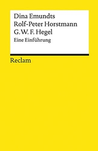 Cover: Georg Wilhelm Friedrich Hegel