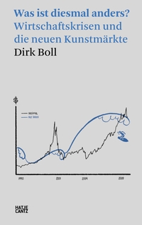 Cover: Dirk Boll. Was ist diesmal anders? - Wirtschaftskrisen und die neuen Kunstmärkte. Hatje Cantz Verlag, Berlin, 2020.