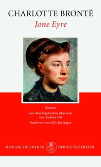 Buchcover: Charlotte Bronte. Jane Eyre - Roman. Manesse Verlag, Zürich, 2001.