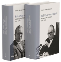 Buchcover: Hanns Jürgen Küsters. Kai-Uwe von Hassel - Aufstieg und Ministerpräsident 1913-1963. WBG Academic, Darmstadt, 2023.