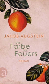 Buchcover: Jakob Augstein. Die Farbe des Feuers - Roman. Aufbau Verlag, Berlin, 2024.