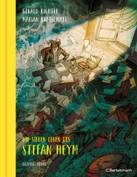 Buchcover: Marian Kretschmer / Gerald Richter. Die sieben Leben des Stefan Heym  - Graphic Novel. C. Bertelsmann Verlag, München, 2024.