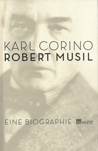 Buchcover: Karl Corino. Robert Musil - Eine Biografie. Rowohlt Verlag, Hamburg, 2003.