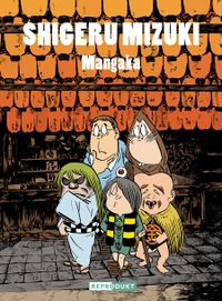 Buchcover: Shigeru Mizuki. Mangaka. Reprodukt Verlag, Berlin, 2021.