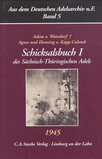 Cover: Schicksalsbuch des Sächsisch-Thüringischen Adels