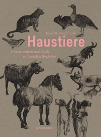 Buchcover: Josef H. Reichholf. Haustiere - Unsere nahen und doch so fremden Begleiter. Matthes und Seitz Berlin, Berlin, 2017.