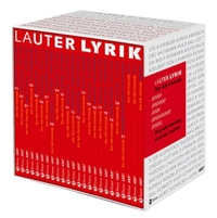 Buchcover: Karl Otto Conrady (Hg.). Lauter Lyrik - Der Hör-Conrady. Die große Sammlung deutscher Gedichte. 21 CDs. Patmos Verlag, Ostfildern, 2008.