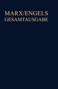 Cover: Marx-Engels-Gesamtausgabe (MEGA)