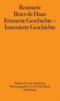 Buchcover: Rosmarie Beier-deHaan. Erinnerte Geschichte - inszenierte Geschichte - Ausstellungen und Museen in der Zweiten Moderne. Suhrkamp Verlag, Berlin, 2006.