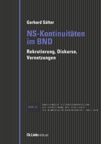 Cover: NS-Kontinuitäten im BND